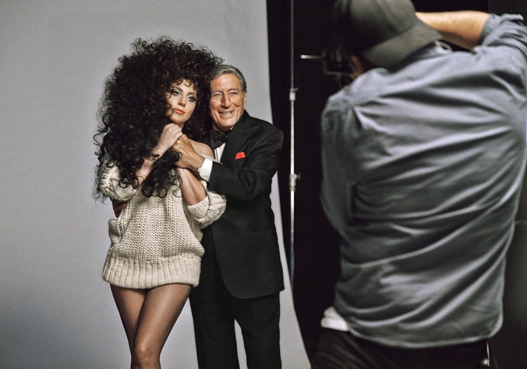H&M Holiday 2014_Tonny Bennett and Lady Gaga