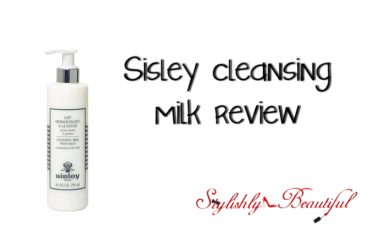 Sisley cleansing milk review