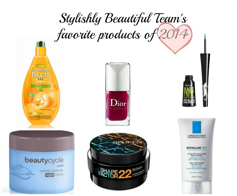 Stylishly Beautiful Team's favorite products of 2014