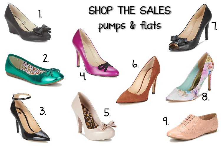 shop the sales - pumps & flats