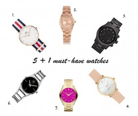5 + 1 must have watches