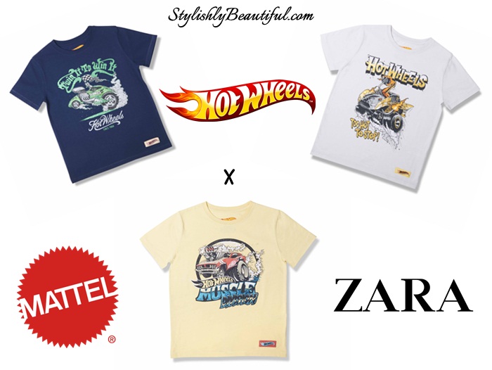 Mattel x Zara for the young fans of Hot Wheels