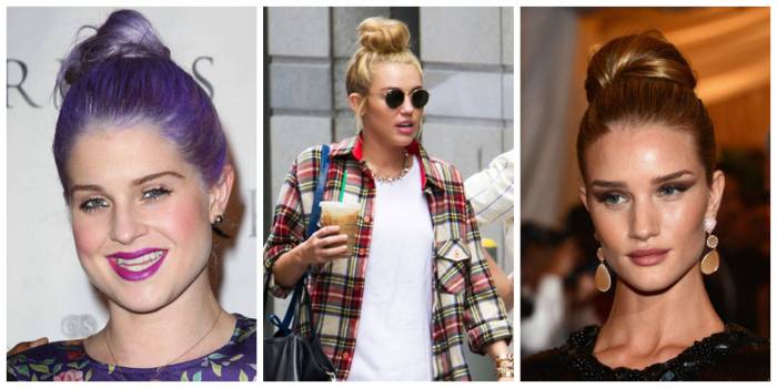 Top knot and half knot - summer hair trends 2