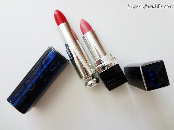 Dior Addict Lipcolor & Rouge Dior lipsticks review