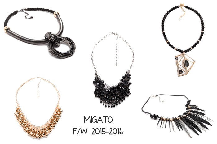 MIGATO Autumn-Winter 2015-2016 necklaces