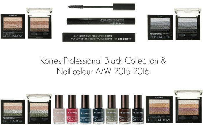 Korres Professional Black Collection - Nail colour AW 2015-2016