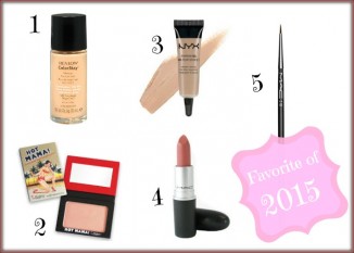 Τα 5 Αγαπημένα Προϊόντα Μακιγιάζ του 2015 5 favorite beauty products of 2015