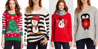 Festive holiday sweaters