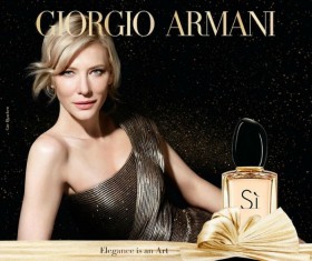 The new advertisement for the limited edition Armani Si perfume 2