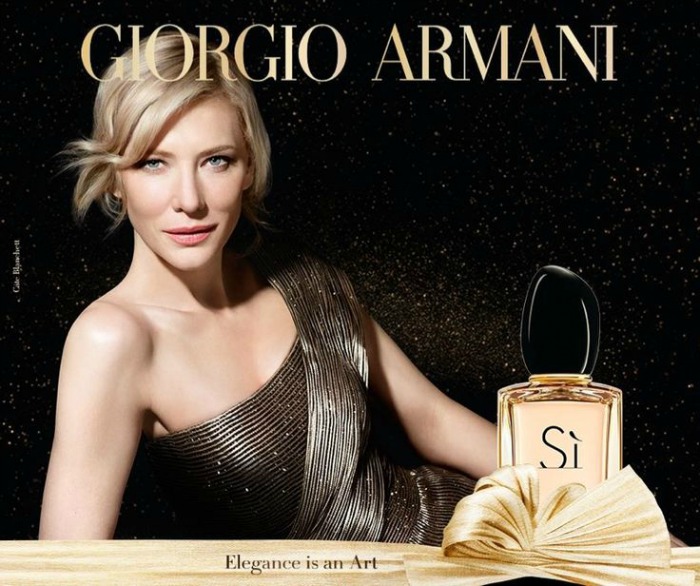 The new advertisement for the limited edition Armani Si perfume 1