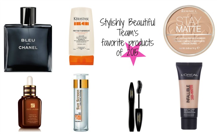 Stylishly Beautiful team's favorite products of 2015