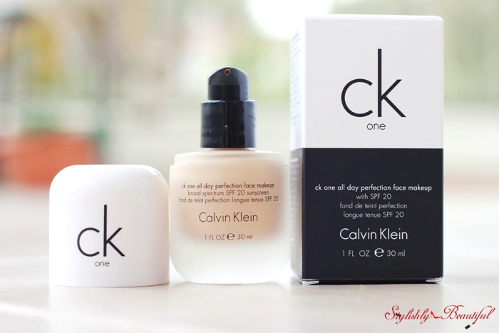 ck one all day perfection face makeup review