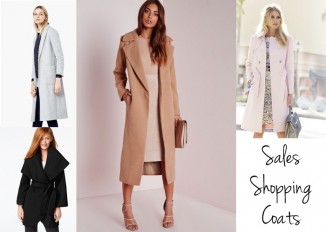 sales shopping - basic coats