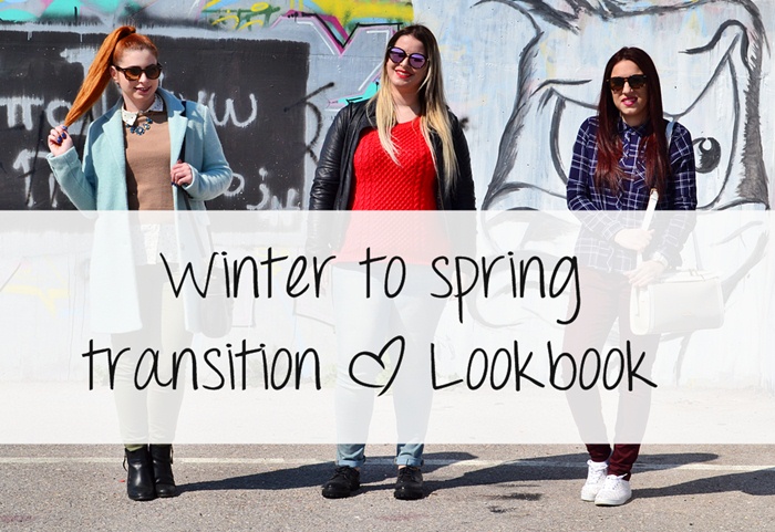 Winter to spring transition lookbook 700p