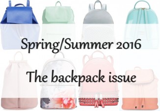 spring summer 2016 the backpack issue