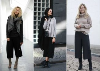 Culottes in winter