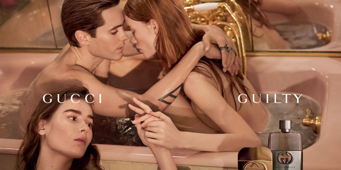 Jared Leto in the Gucci Guilty campaign