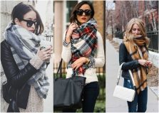 How to style scarves in winter