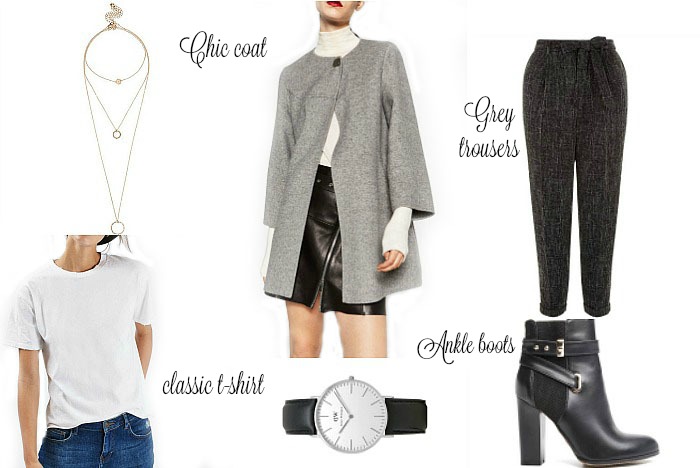 Look of the day - the grey coat