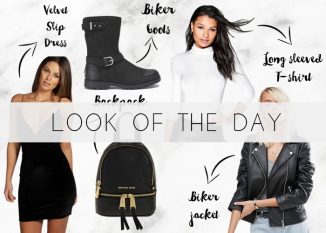 Look of the day | Rock that velvet slip dress