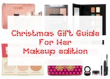 Christmas gift guide for her makeup edition