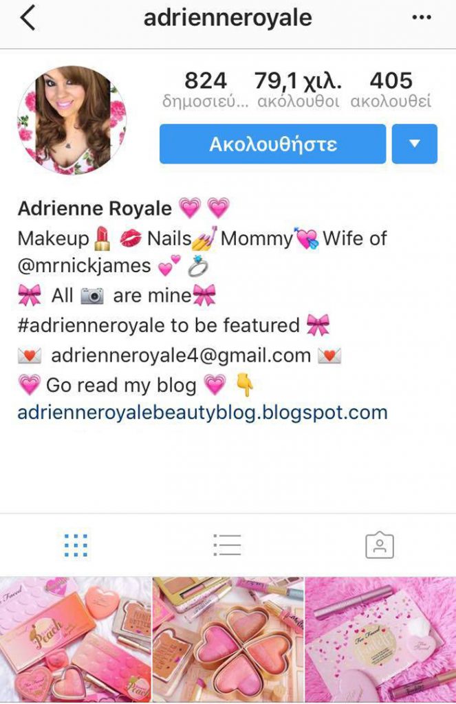 You should follow adrienne royale on instagram 1
