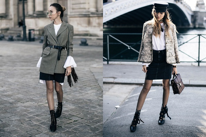 How to Wear Fishnet Tights, by Fashion Blogger