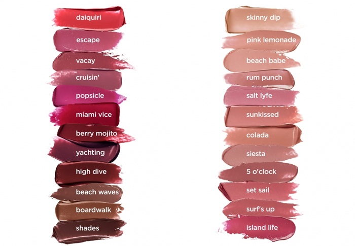 Tarte cosmetics - New Color Splash Hydrating lipstick release.
