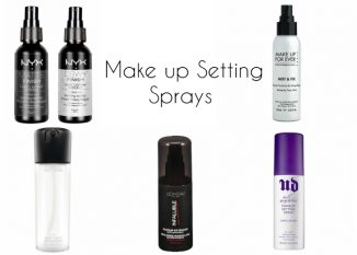 Make up setting sprays