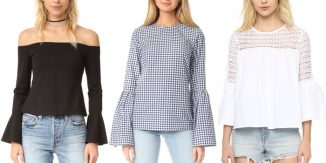 Bell sleeves trend - shopping guide
