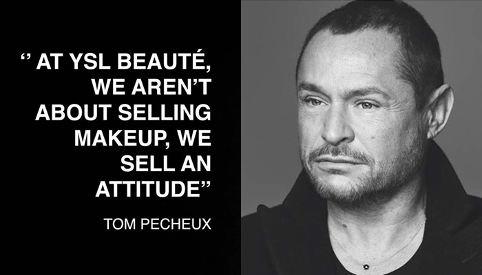 Tom Pecheux is YSL global beauty director