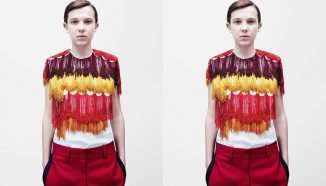 millie bobby brown on Calvin Klein's campaign