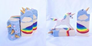 Unicorn soap Earth's raw beauty