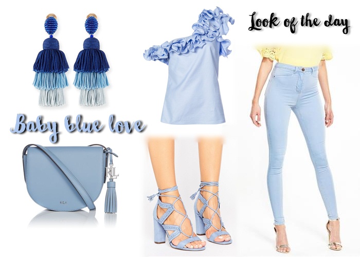 Look of the day baby blue love