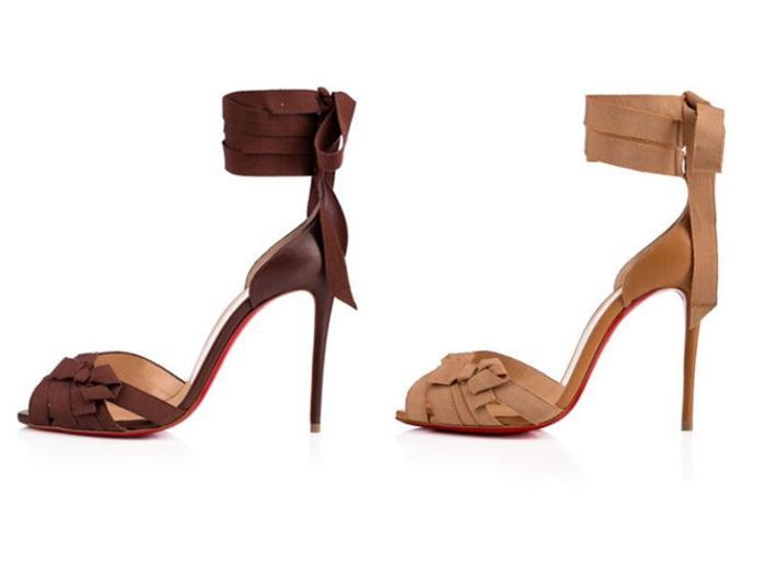 Christian Louboutin releases high heeled sandals in seven shades of 'nude'