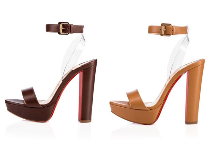 Christian Louboutin releases high heeled sandals in seven shades of 'nude'