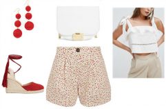 Look of the day - Floral shorts