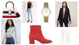 Look of the day - Red ankle boots