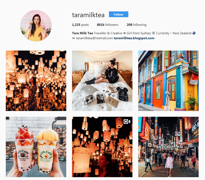You should follow @taramilktea on Instagram