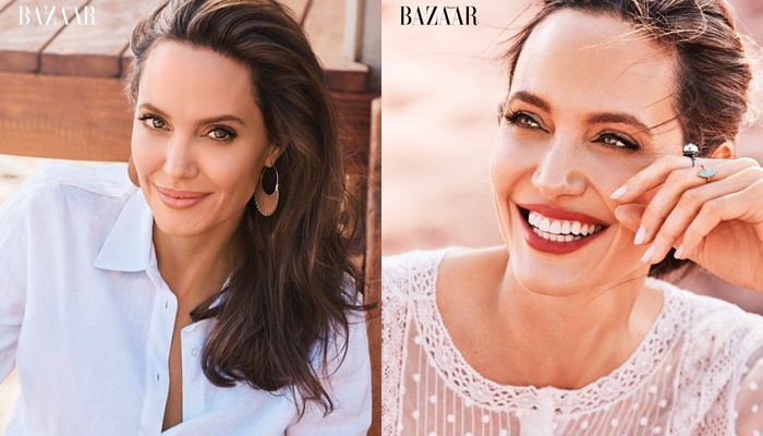 Angelina Jolie stars in Harper’s Bazaar November 2017 issue 1