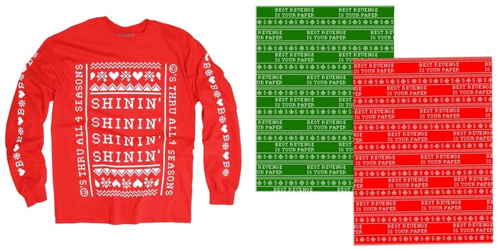 Beyonce released a collection of Christmas merchandise