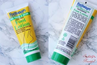FooTherapy Tea Tree & Aloe Moisturizing foot lotion review