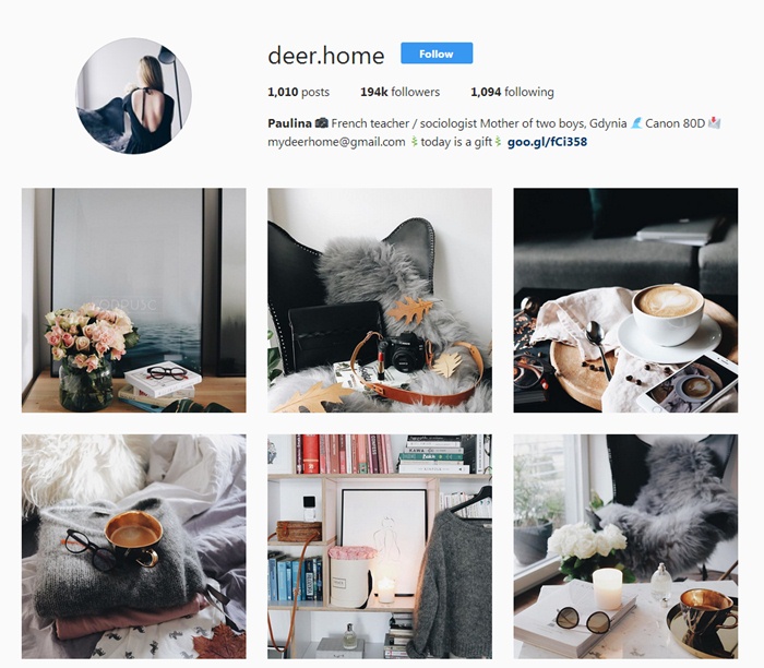 You should follow - @deer.home on Instagram 2