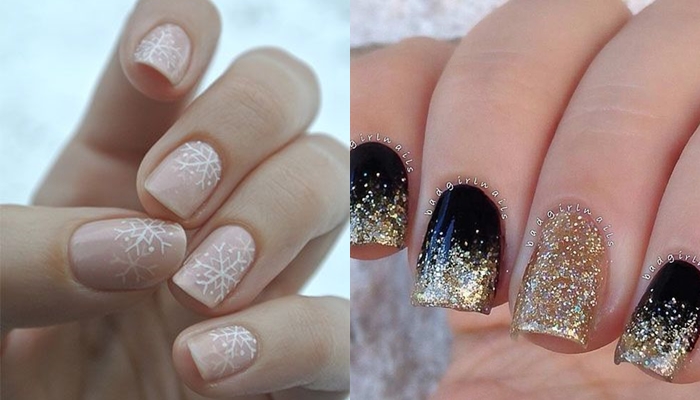 Easy nail art for New Year's Eve1
