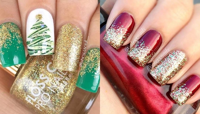 Easy nail art for New Year's Eve2