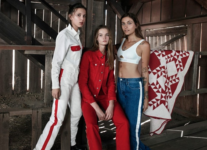 Paris Jackson and Millie Bobby Brown star in Calvin Klein's new campaign