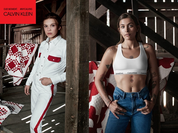 Paris Jackson and Millie Bobby Brown star in Calvin Klein's new campaign
