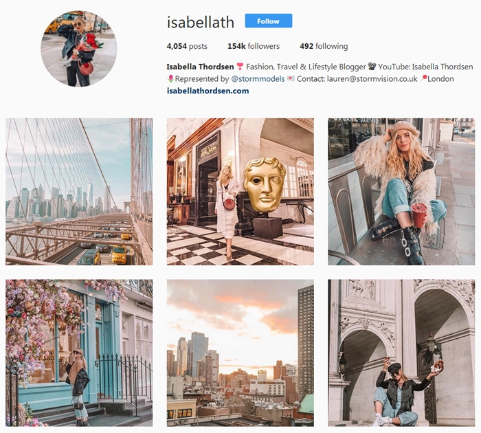 You should follow - @isabellath on Instagram
