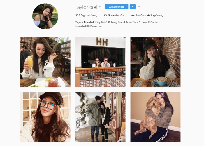 you should follow taylorkaelin on instagram