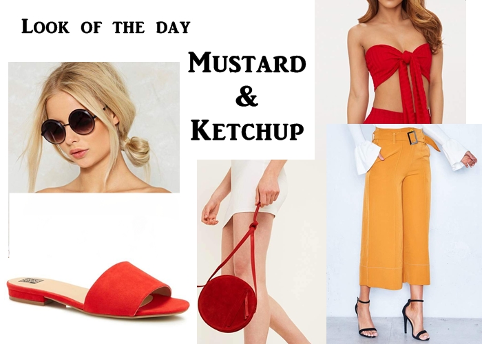 Look of the day - Mustard & ketchup